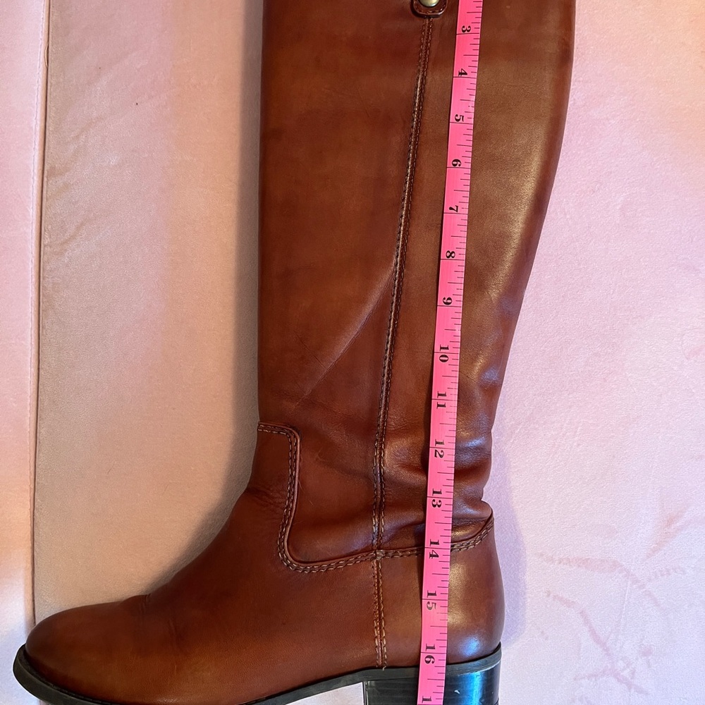 INC International Concepts Tan Leather Boots - Picture 10 of 12